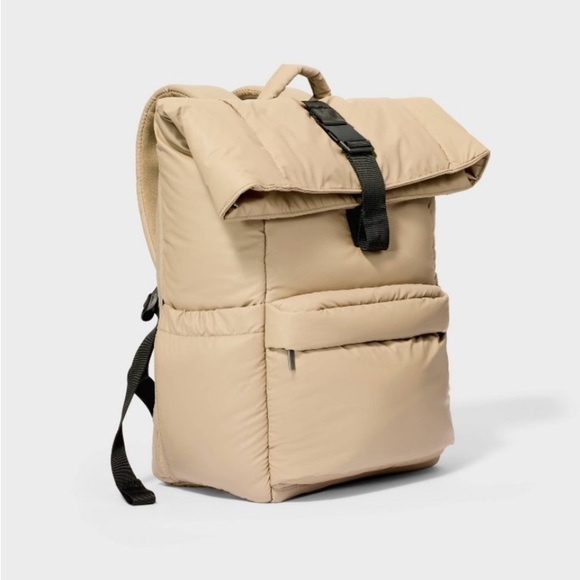 Puffer 16" Backpack Tan - Open StoryT™ new - Picture 1 of 8